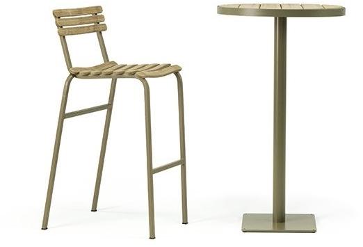 Ethimo Табурет садовый высокий тик Laren Lasg4005 - Вид №3