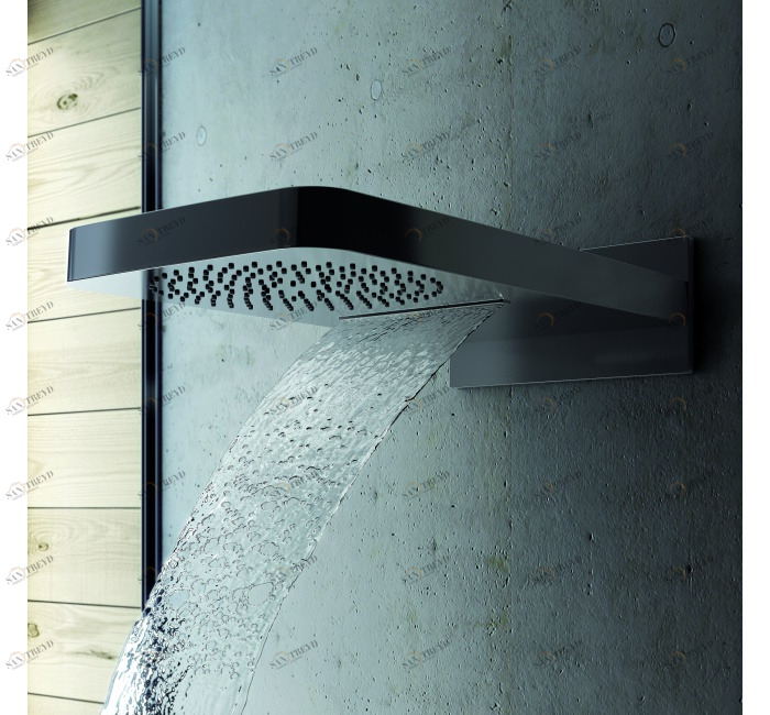 GENEBRE 1643 45 Душевая лейка двойная функция водопад-дождь 