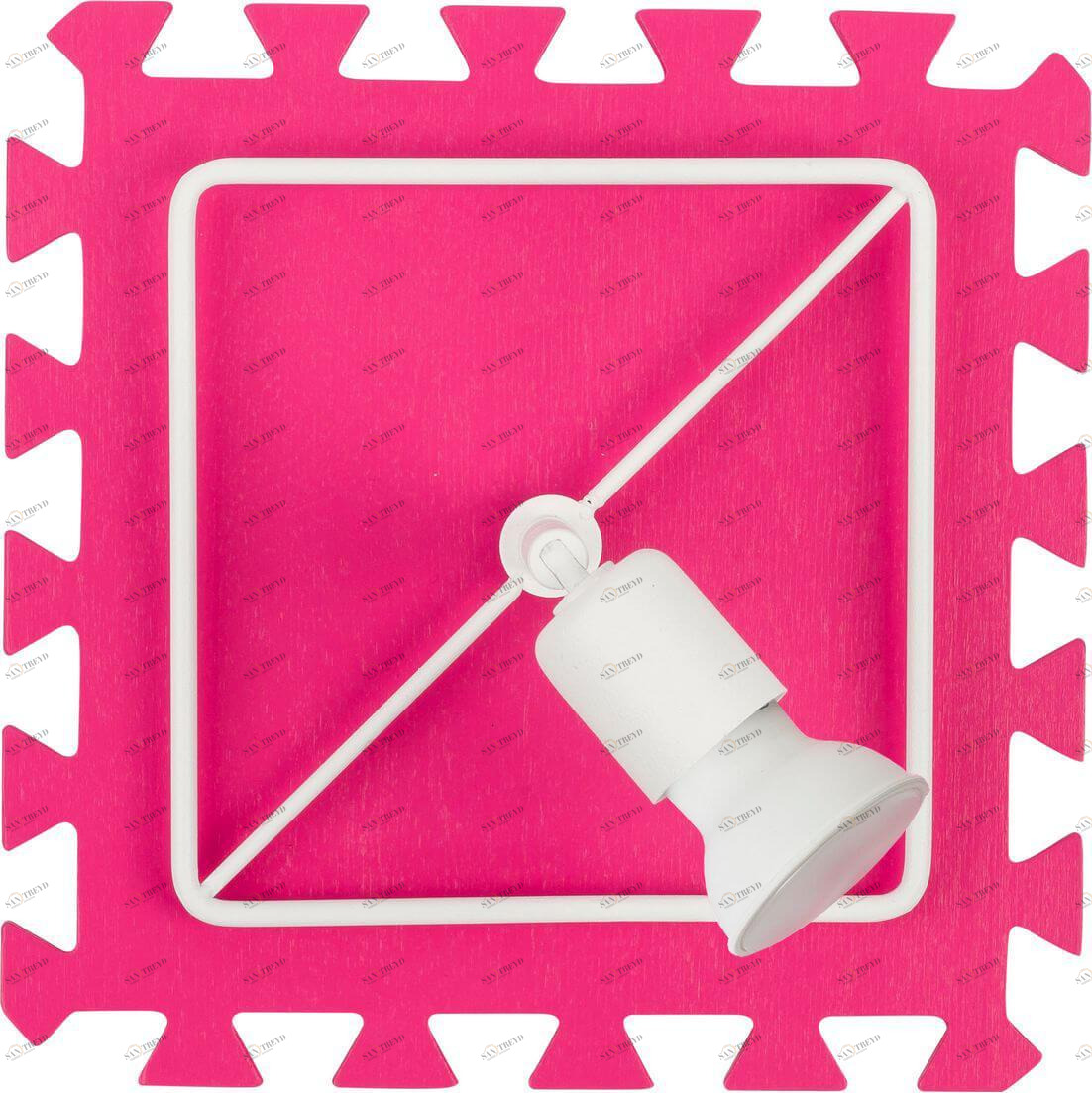 Спот детский Blocks "Квадрат" NOWODVORSKI BLOCKS 326578 Розовый 