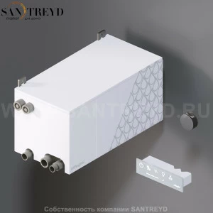 Effegibi NUVOLA N30 Встроенный парогенератор для турецкой бани, мощность - 3 кВт, объем - от 2,5 до 3,5 куб. м., производительность - 4,4 кг/час