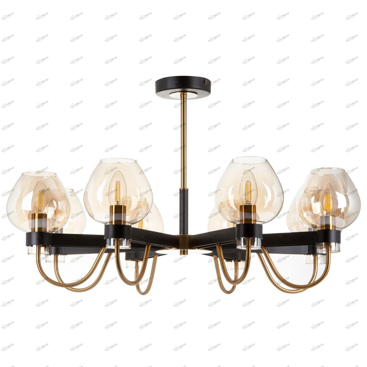 Потолочная люстра Freya Tara FR5028PL-08B FREYA ДИЗАЙНЕРСКИЕ, TARA 313558 Янтарный 