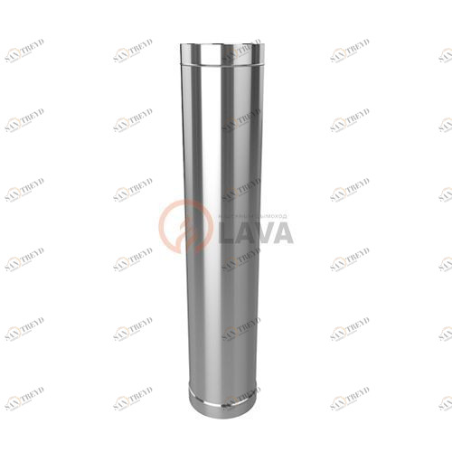 Труба LAVA 100, L=1000, нерж. 304 (0,8) 3290