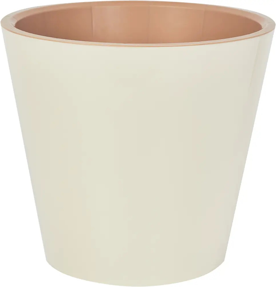 Кашпо INGREEN London с терморегуляцией ø23 см сливочный 83135572