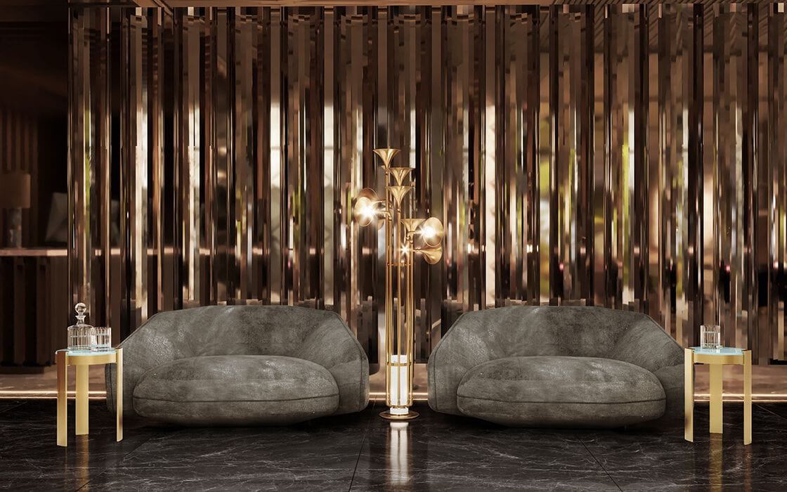 Бархатное кресло с подлокотниками Essential Home Elo ARCH-00059261 - Вид №2