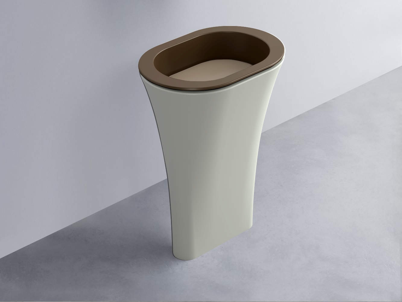 AMLA65-CA+AMPILO-AN+AMCOLO-PM Раковина Amedeo Ovale отдельностоящая cielo Enjoy + Amedeo Ceramica Cielo