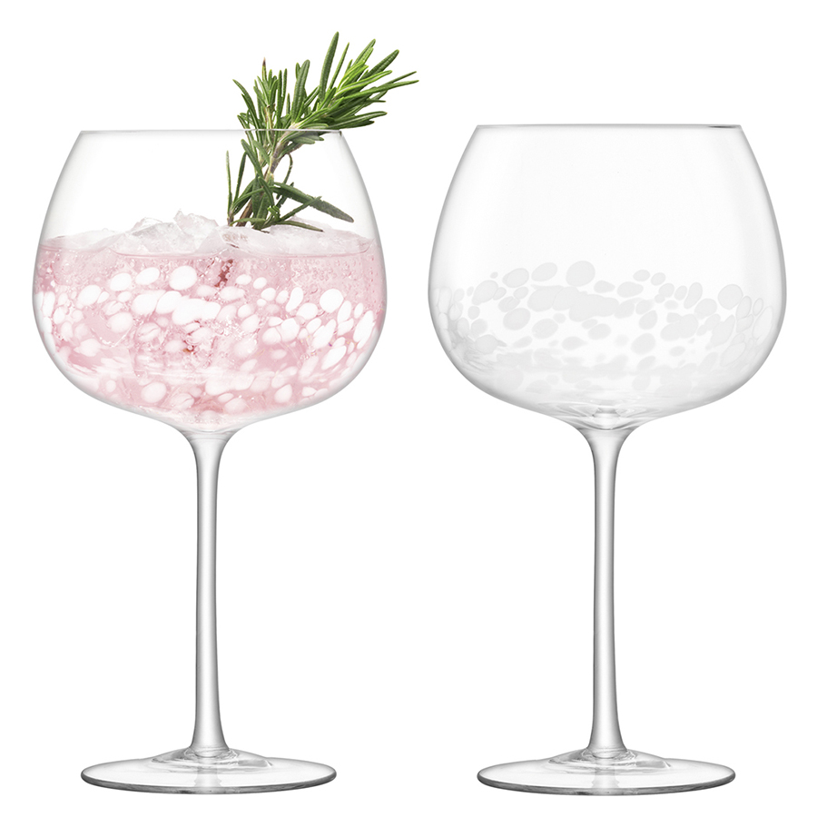 G1443-23-602 Набор из 2 круглых бокалов stipple 650 мл LSA International 