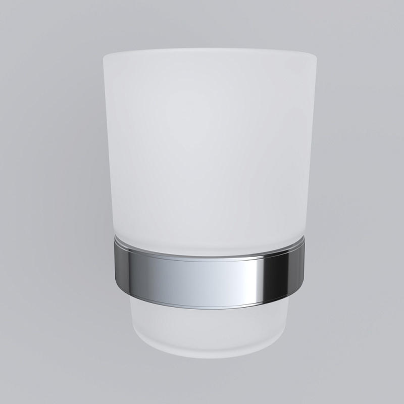 A7434300 L Стеклянный стакан с настенным держателем хром AM.PM Sense - Вид №5