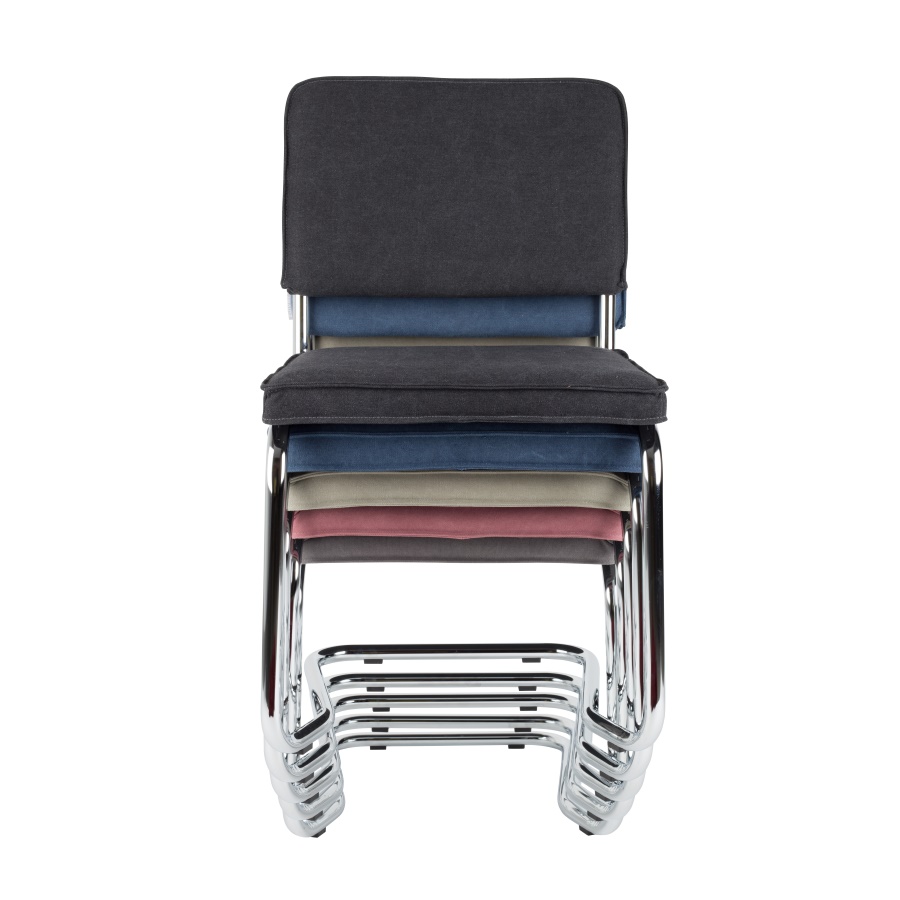 Стул Ridge Kink Vintage синий Zuiver 1100109 - Вид №8