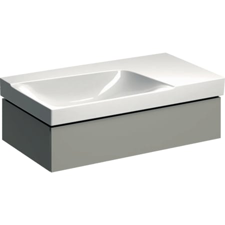 500.513.43.1 Шкафчик для раковины Geberit Xeno² с полкой, с одним выдвижным ящиком Geberit  - Вид №8