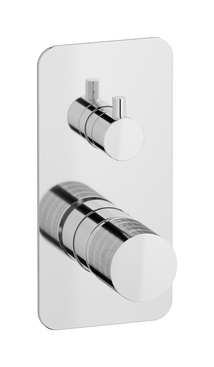 Встроенный смеситель для душа с двухходовым дивертером WE ARE IB vn305cs Chrome Vinile