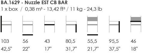 Fenabel Барный стул с обивкой из массива дерева Nuzzle sun-id-1355503 - Вид №2