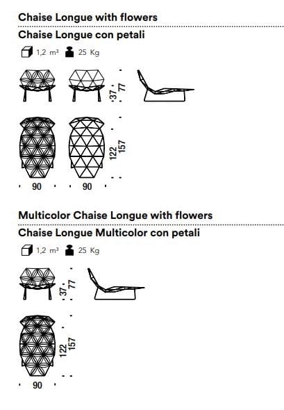Шезлонг из ткани MOROSO Antibodi ARCH-00111428 - Вид №2