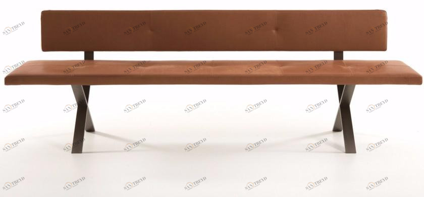 more Скамья из мягкой кожи со спинкой Lax sun-id-1470263