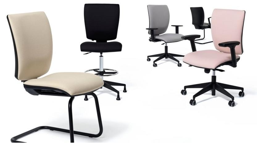 Diemme Офисный стул из ткани с 5 спицами и подлокотниками Five sun-id-1393547 - Вид №4