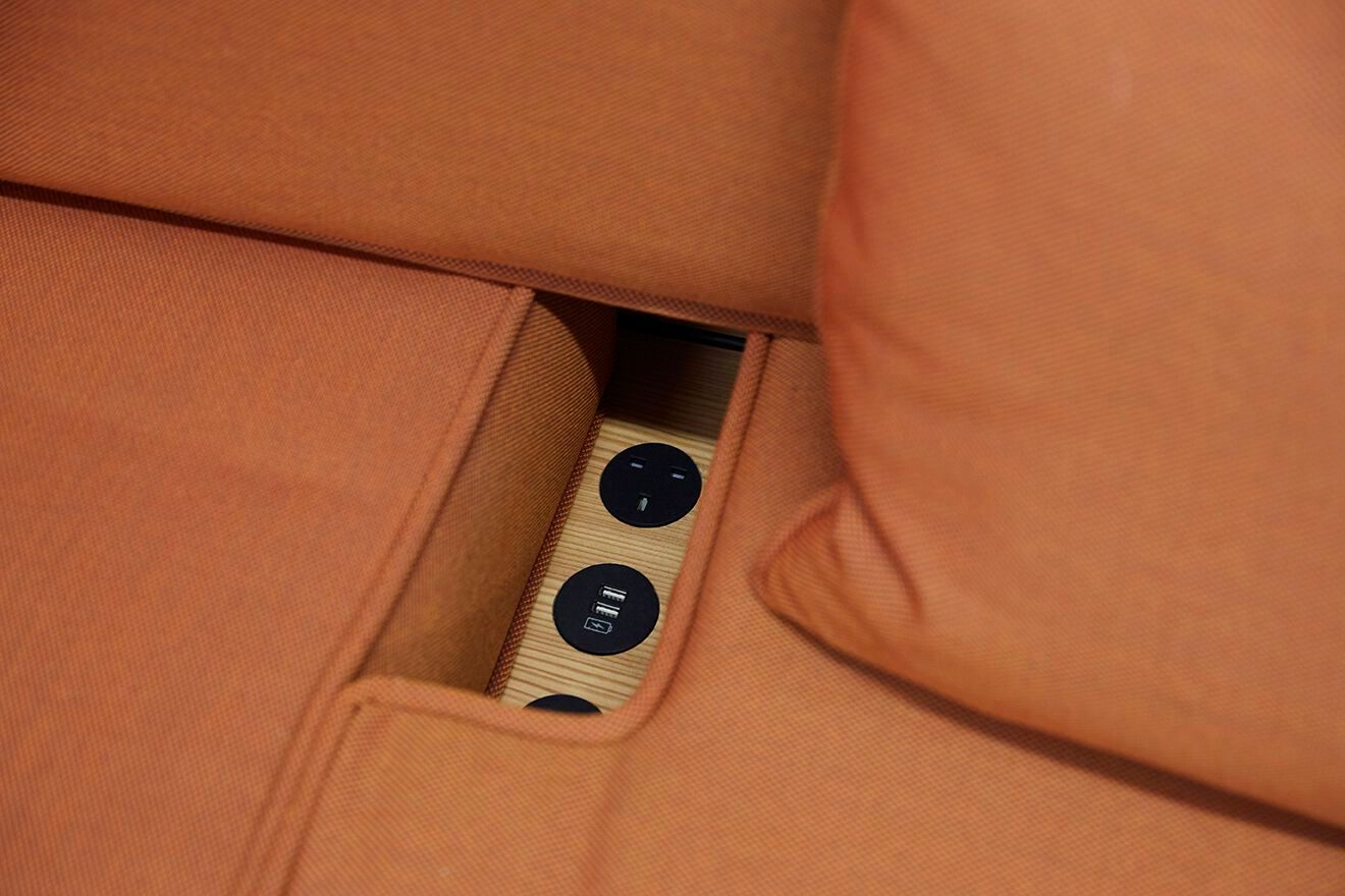 Двусторонний линейный диван с высокой спинкой Established&Sons сетка ARCH-00031066 - Вид №11