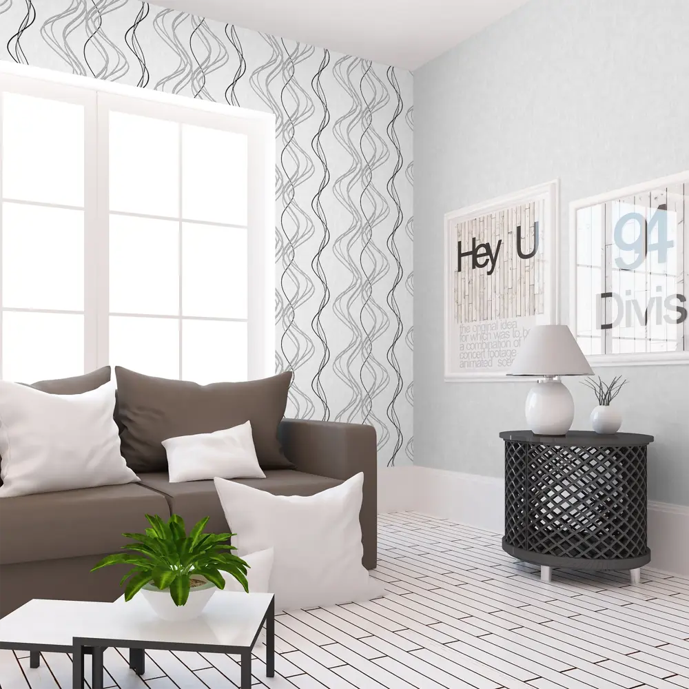 Обои флизелиновые Ateliero Drive чёрно-белые 1.06 м AT283091 STLM-2020763 - Вид №3