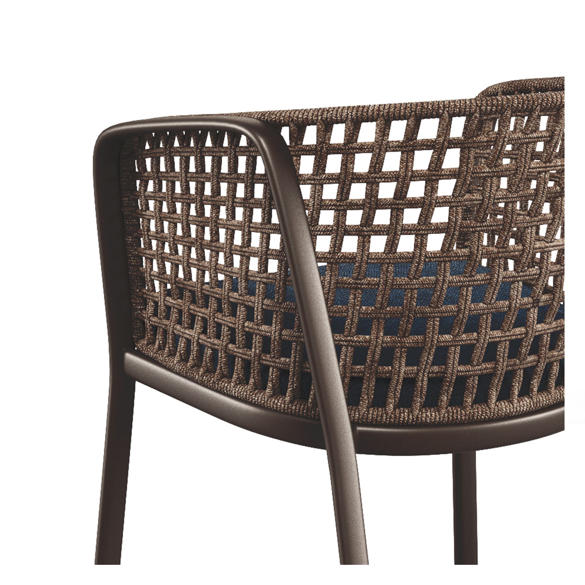 Алюминиевый стул и квадратный плетеный Канат emu ARCH-00123774 - Вид №4