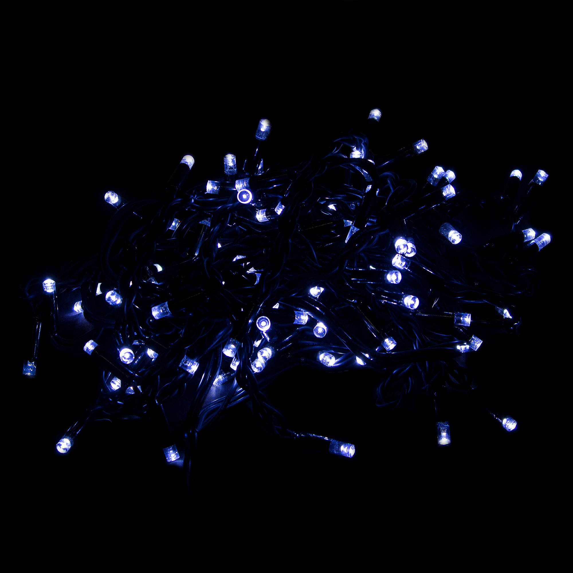 15821645 Электрогирлянда наружная «Бахрома» 2 м 100 LED холодный белый Santreyd 