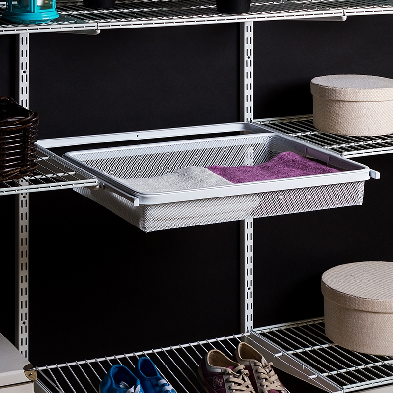 Корзина мелкосетчатая , 555x410x85 мм, белый LJPS0465 Public Steel Россия  - Вид №2