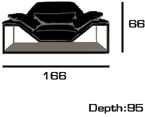 Tonino Lamborghini Casa Мягкое кожаное кресло с подлокотниками Long beach modern sun-id-1415814 - Вид №3