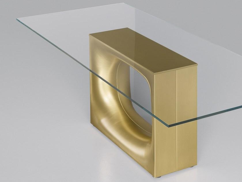 Kristalia Прямоугольный стеклянный стол Holo sun-id-1411427 - Вид №1