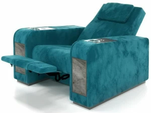 Vismara Design Полтрона на домашний кинотеатр в набуке Luxury entertainment