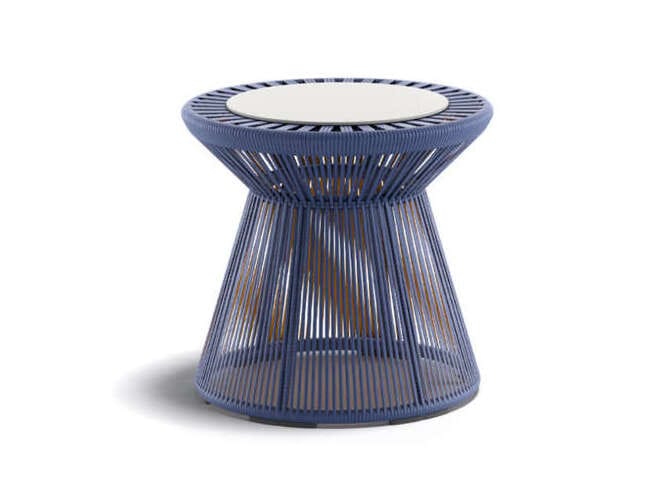 Круглый журнальный столик из синтетического волокна DEDON CIRQL NU ARCH-00105759