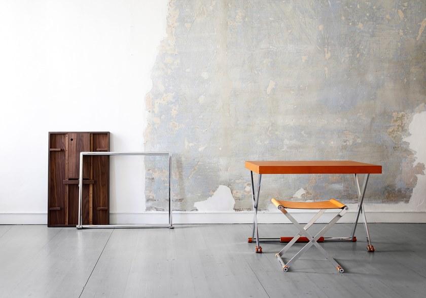 ManifestoDesign Стол / письменный стол с кожаной столешницей sun-id-1354292 - Вид №2