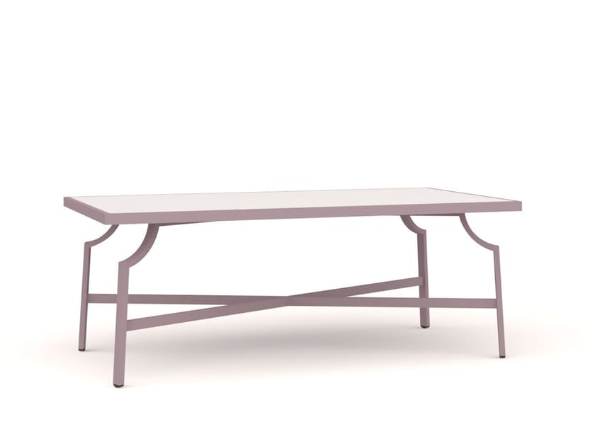 Алюминиевый прямоугольный садовый столик 10Deka август ARCH-00138856