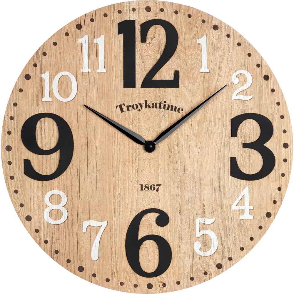 Часы настенные "Винтаж" 50 см TROYKATIME STLM-2135846