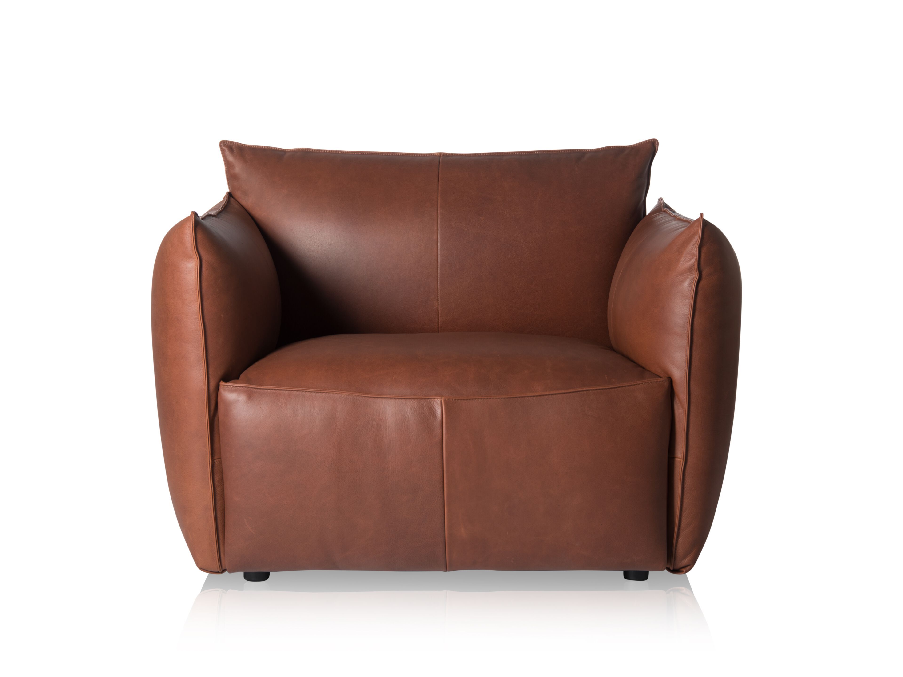 Кожаное кресло с подлокотниками Jess Vasa ARCH-00089434