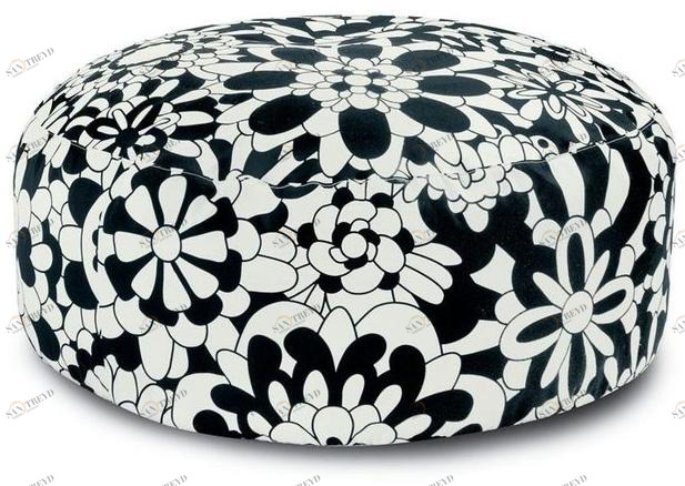 MissoniHome Мягкий пуф со съемным чехлом из ткани sun-id-1352591