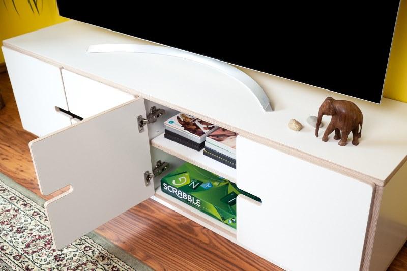 Radis Фанерная тумба под ТВ с распашными дверцами Pix sun-id-1487141 - Вид №4