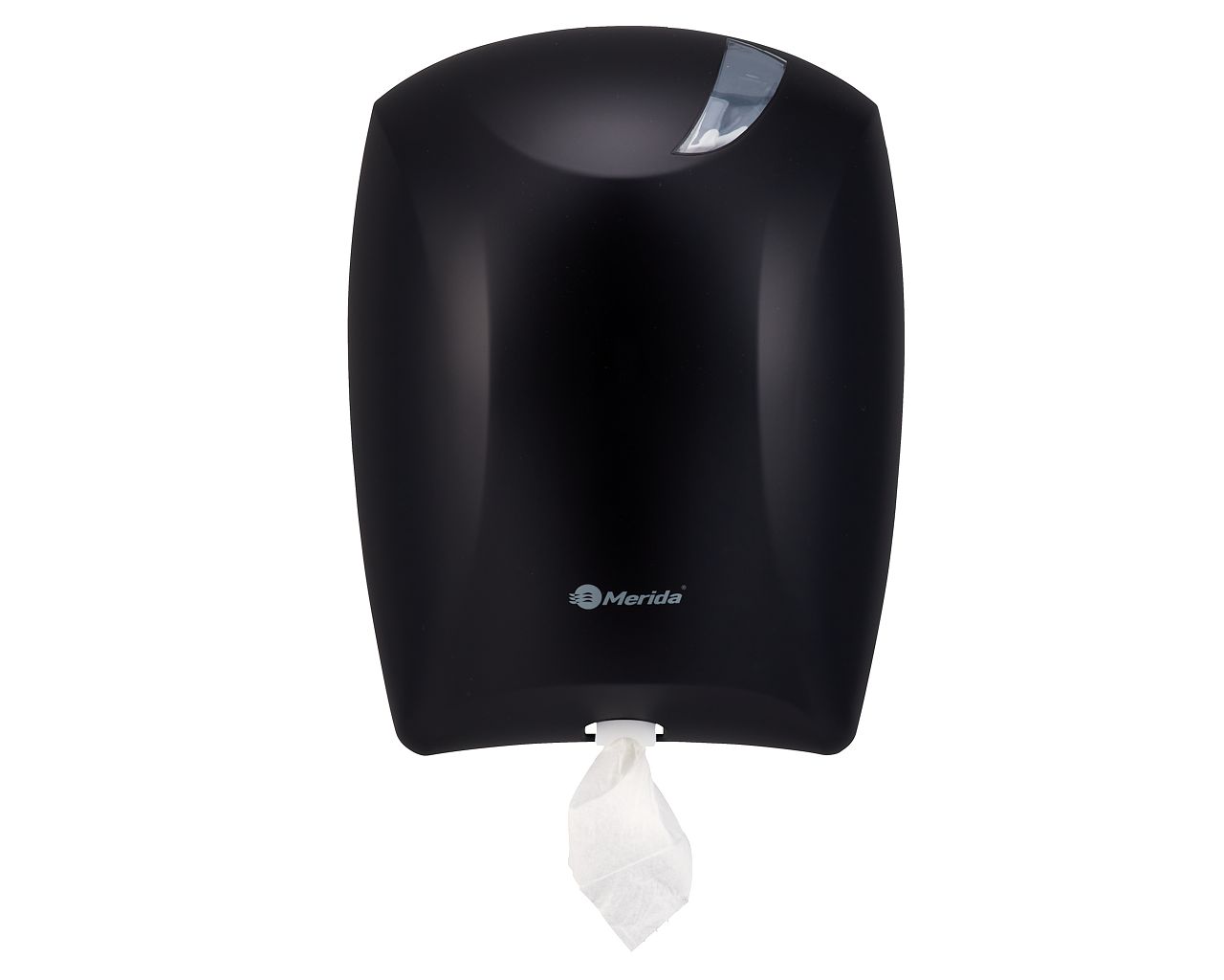BJC702 CENTER PULL держатель для рулонов туалетной бумаги или полотенец, АБС-пластик, черный Merida  - Вид №4