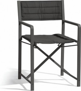 Стул лава текстиль черный Manutti Cross