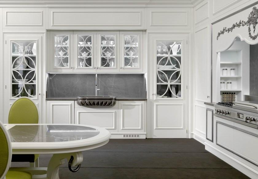 L'Ottocento Кухня из лакированной вишни Floral sun-id-1468194 - Вид №1