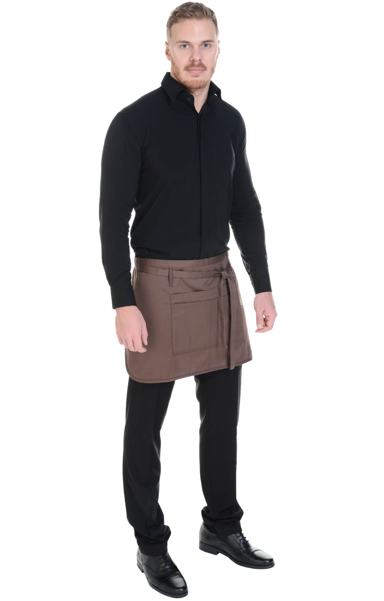 59843 Фартук  укороченный, цвет chocolate BARISTA  Одежда для официантов  размер  - Вид №9