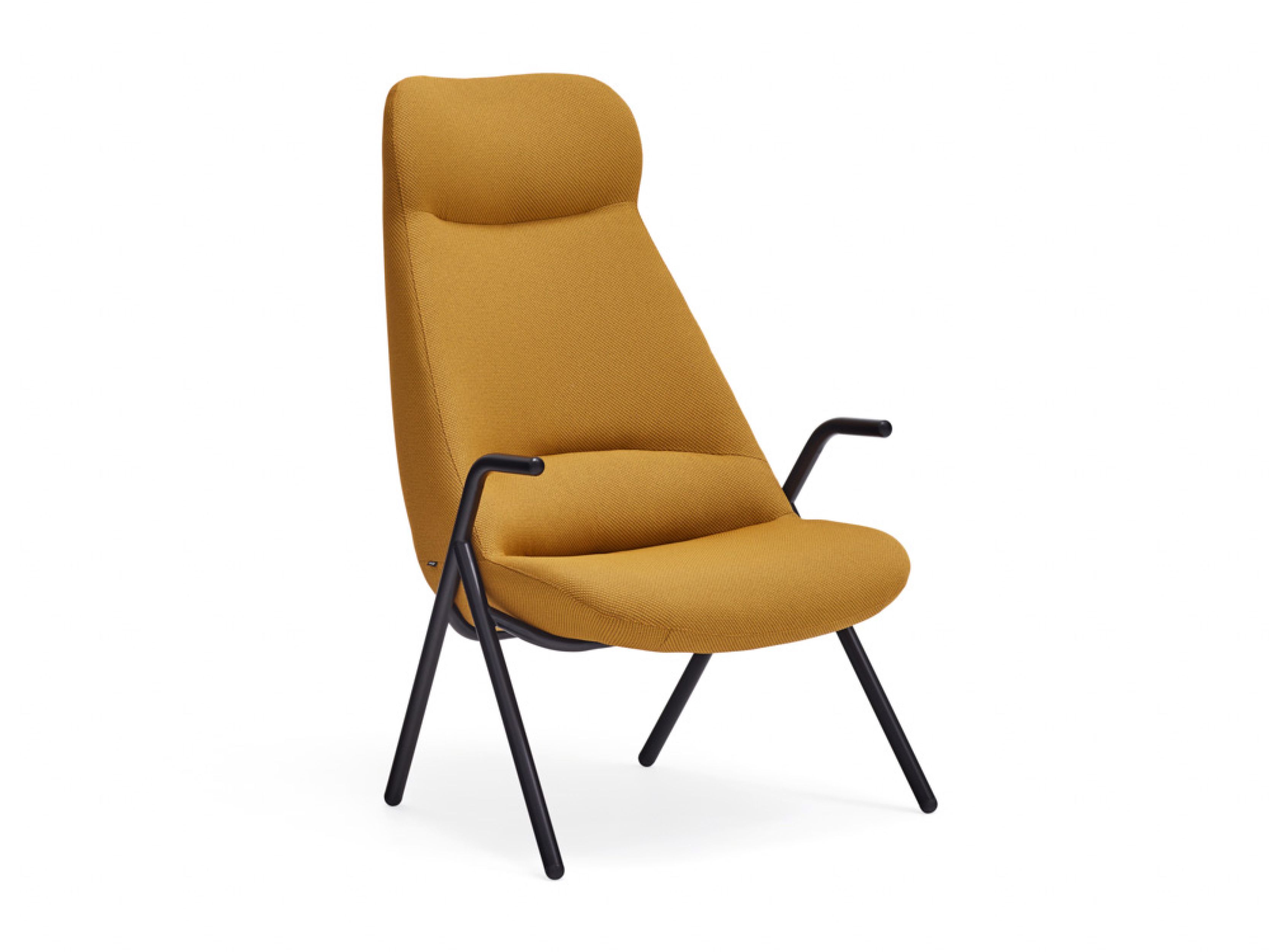 Кресло из полиэстера с высокой спинкой TEULAT Dins ARCH-00130282