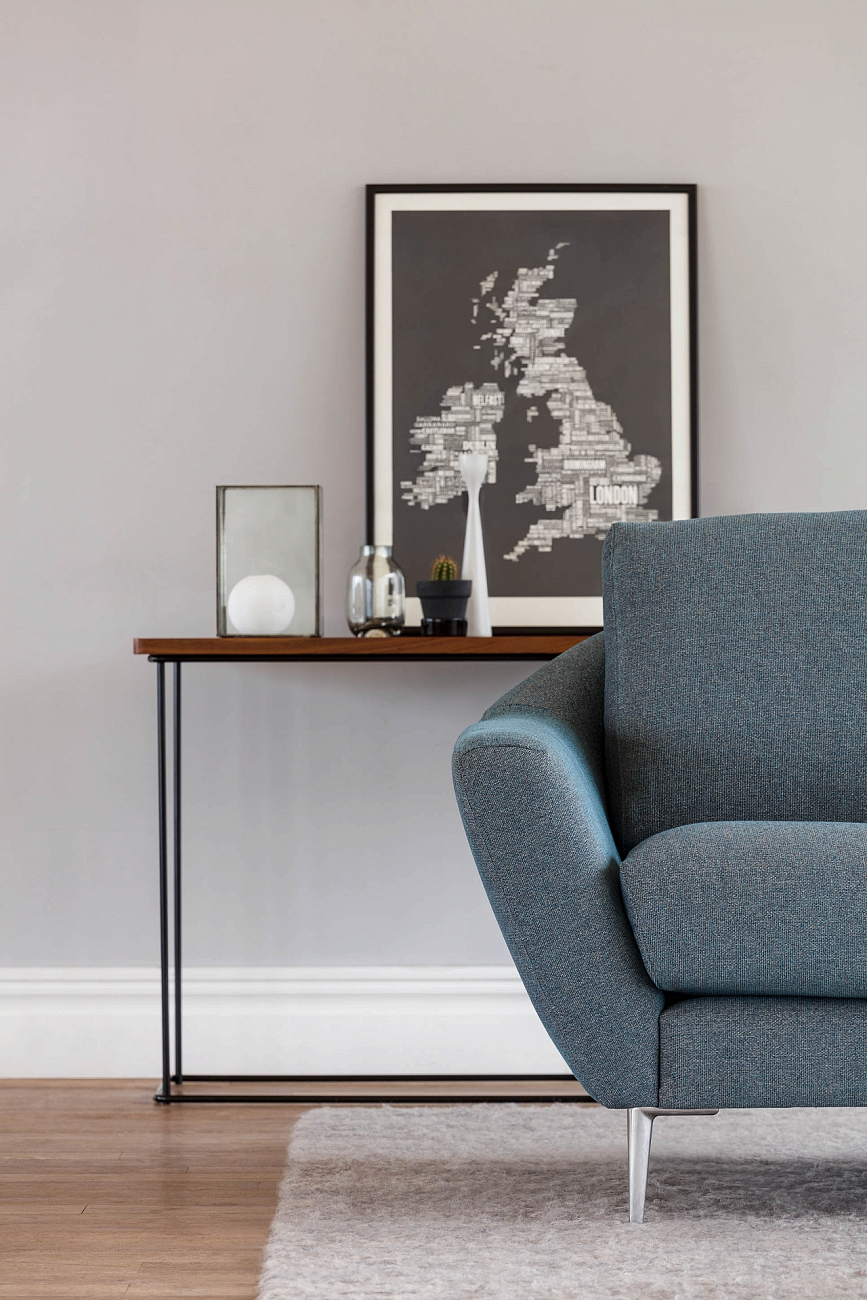 Диван двухместный прямой синий Agda SITS AGDA 191857 Синий  - Вид №7