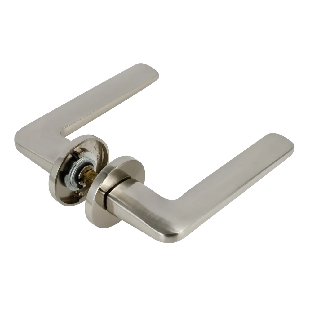 Дверные ручки EDSON EDS-109H-R2 в цвете никель для межкомнатных дверей 85168671 STLM-0059347