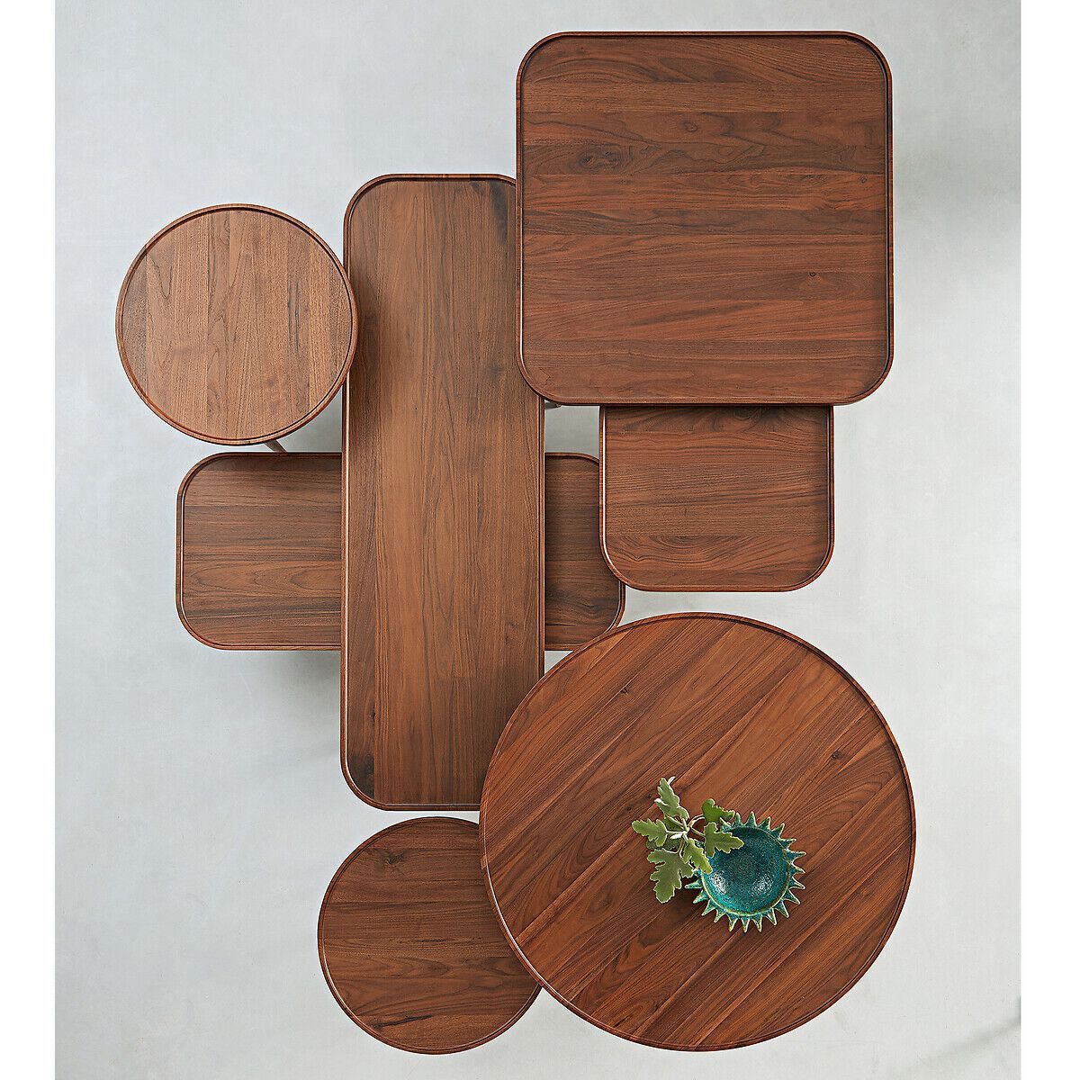 Круглый журнальный столик из грецкого ореха AMPM MAGOSIA ARCH-00051358 - Вид №11