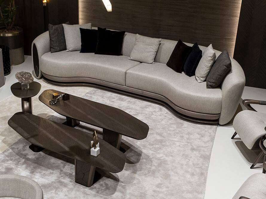 4-местный изогнутый тканевый диван Zebrano Gioia ARCH-00075931 - Вид №9