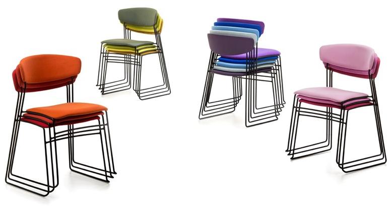 Huppé Стул из лакированной стали Wolfgang HUPPE sun-id-1441836 - Вид №2