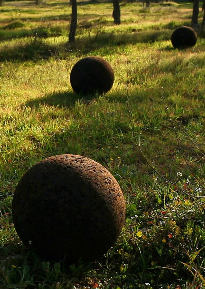 BlackCork Круглый пуф из пробки sun-id-1448477 - Вид №2