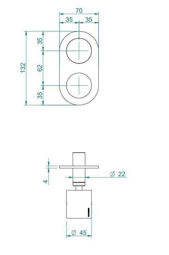 Однорычажный смеситель для душа с ручным душем Zazzeri Pop ARCH-00135930 - Вид №5