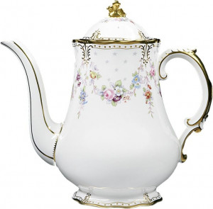 52741 Royal Crown Derby Кофейник Royal Crown Derby "Роял Антуанетта" 1,1л Фарфор костяной