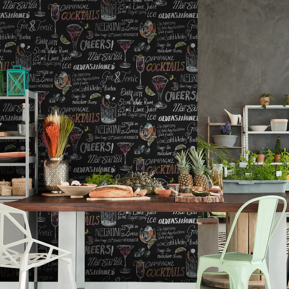 Обои флизелиновые Erismann Apero черные 1.06 м ЭР60504-03 STLM-2180889 - Вид №2