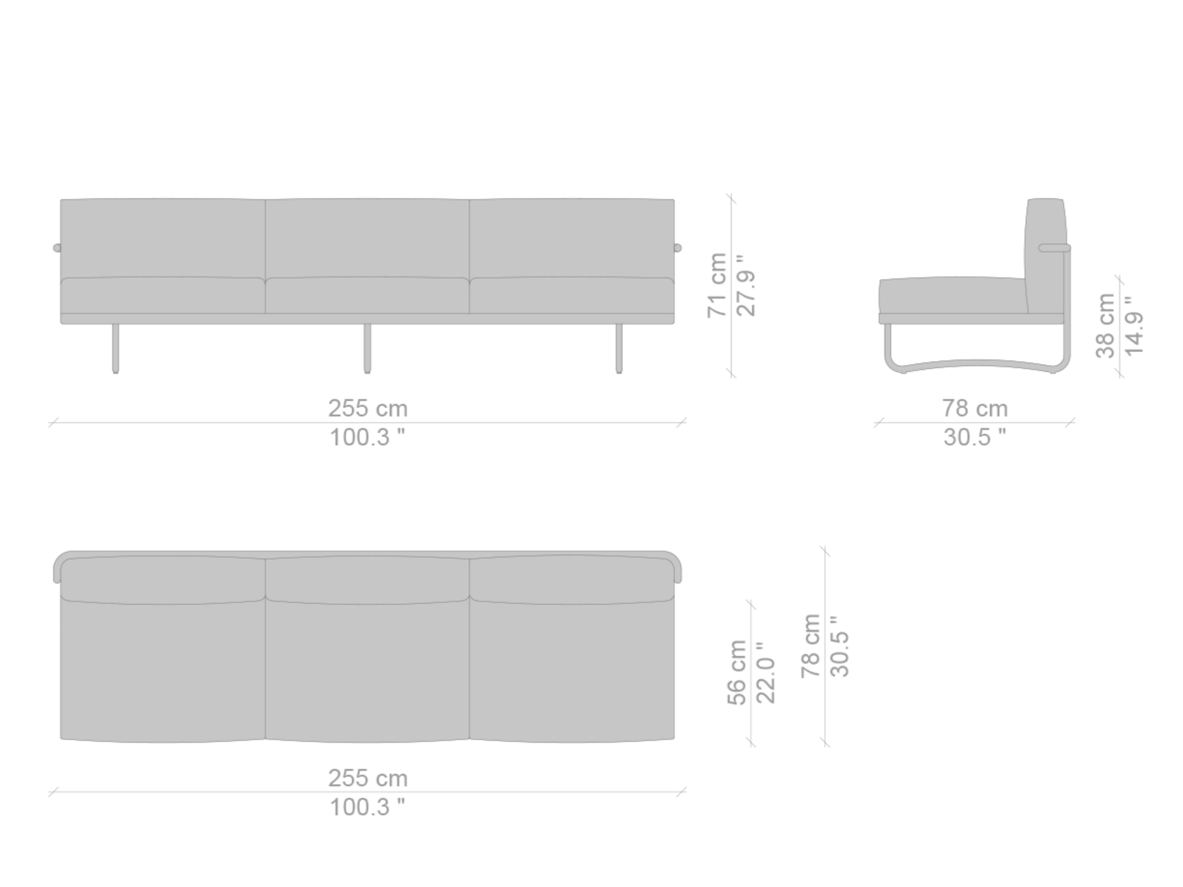 Ткань диван CASSINA LC ARCH-00150030 - Вид №4