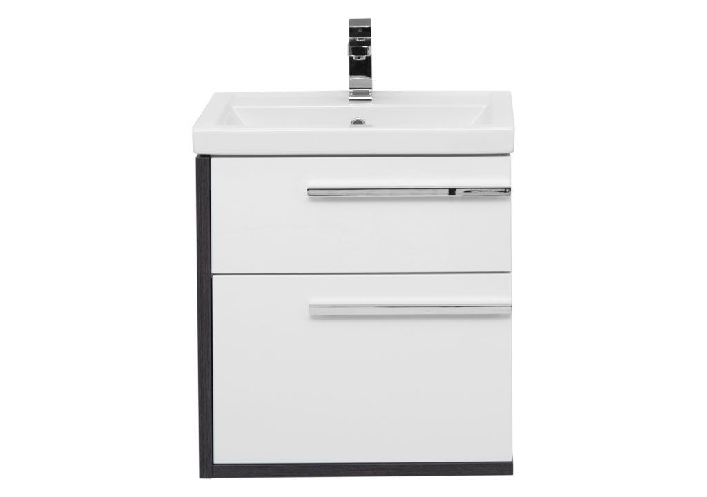 Тумба с раковиной Aquanet Фостер 60 эвкалипт мистери/белый 0020206300187812 - Вид №2