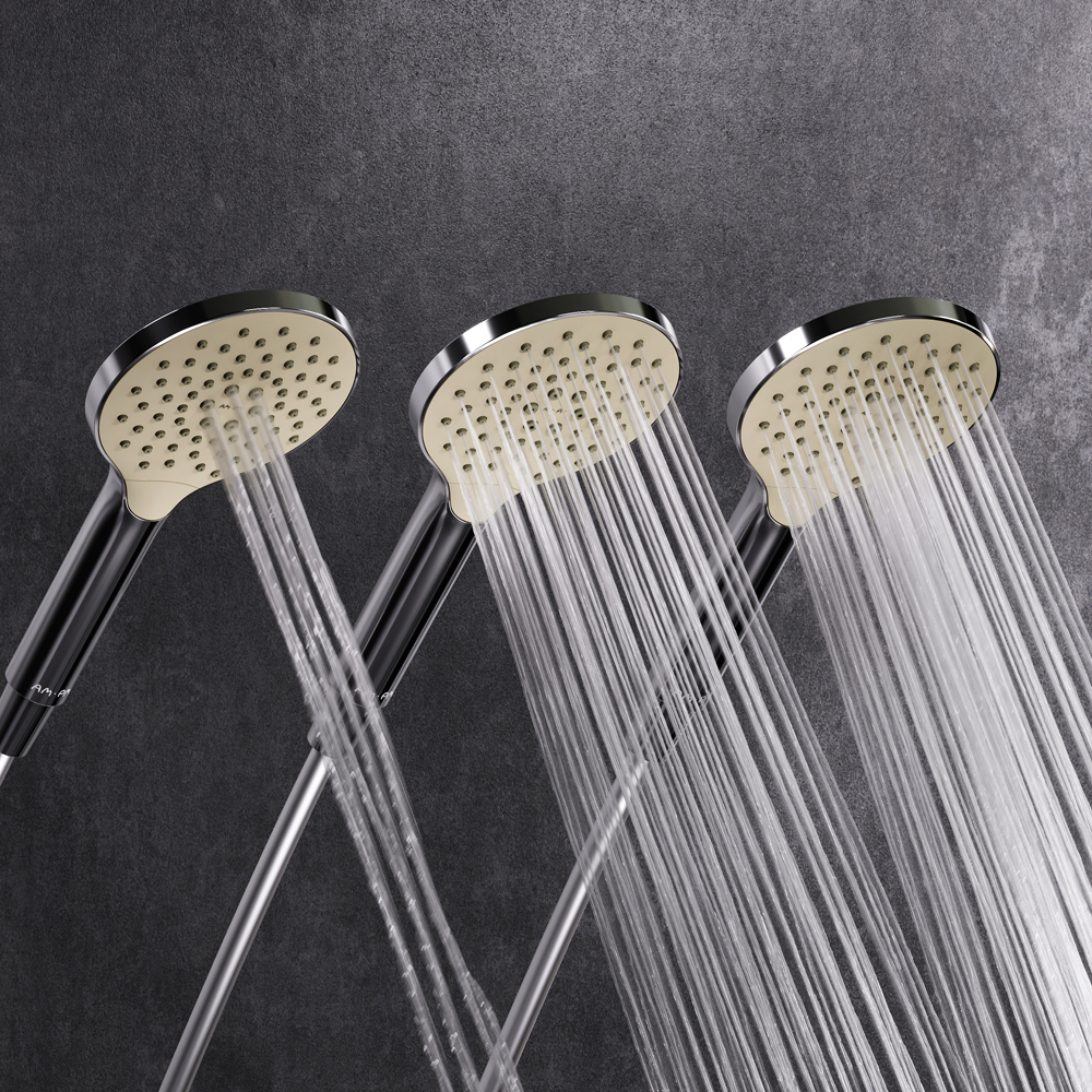 F0780200 душ.система: верхн.душ 250мм ручной душ 120 мм 3 функции душ.штанга 1030-1460 мм AM.PM Like - Вид №7